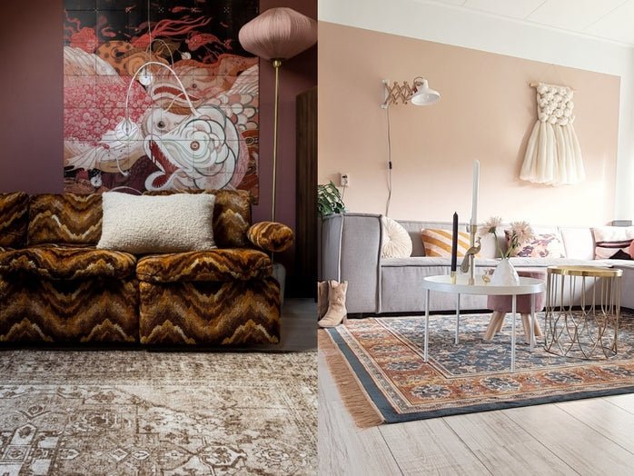 Vintage vloerkleed in verschillende interieurstijlen - Vloerkledenloods