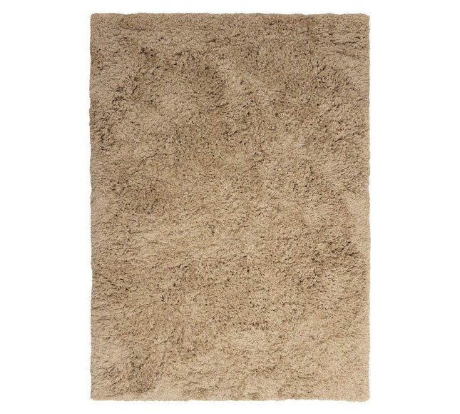 Hoogpolig Vloerkleed Pilo Beige Polyester Interieur05 - Vloerkledenloods