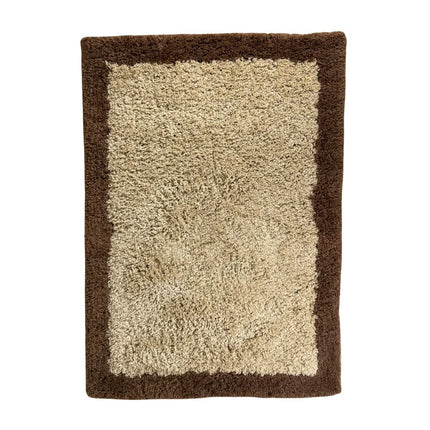 Hoogpolig vloerkleed Pilo beige/bruin polyester Interieur05 - Vloerkledenloods