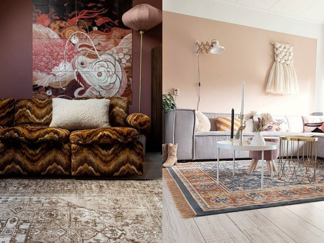 Vintage vloerkleed in verschillende interieurstijlen - Vloerkledenloods