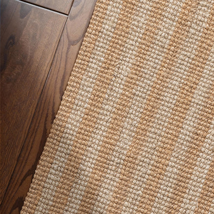 Elle Decoration Harvest juten vloerkleed Amber Naturel Ivoor Goud - Vloerkledenloods