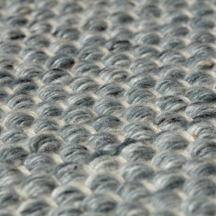Vloerkleed Gerecycled Materiaal Rond Ciro Grijs