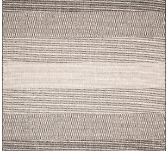 Buiten vloerkleed Boa - Zwart/Wit -  dubbelzijdig - EVA Interior