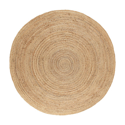 Rond vloerkleed Jute Naturel