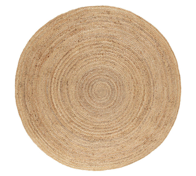 Rond vloerkleed Jute Naturel - Vloerkledenloods