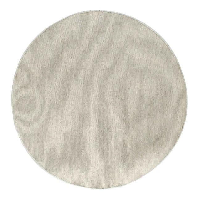 Rond vloerkleed wollen Grijs - Cobble Stone