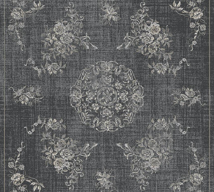 Vintage Vloerkleed Sara Antraciet