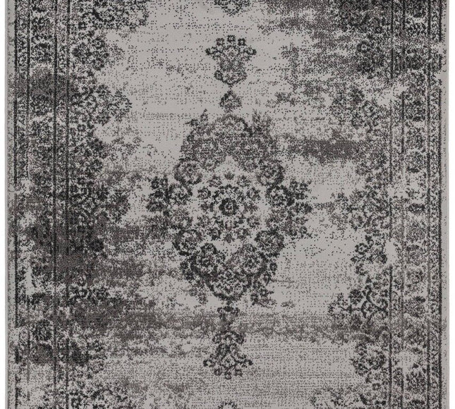 Vintage Vloerkleed Bloom - Grijs - EVA Interior