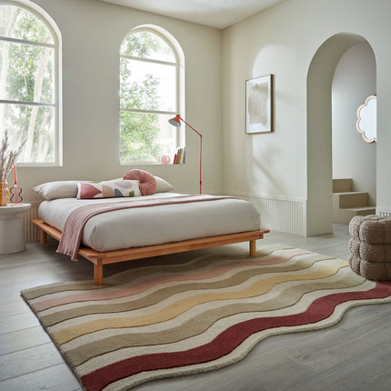 Flair Rugs wollen vloerkleed Cascade Mulberry