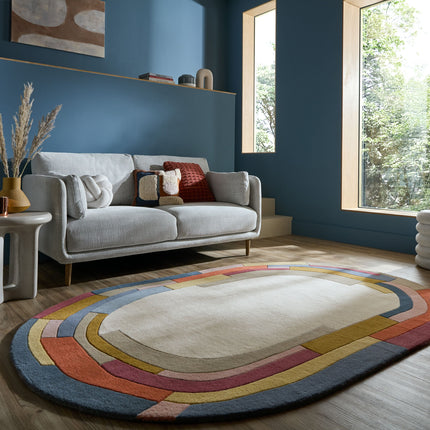 Flair Rugs wollen vloerkleed Emryc Multicolor