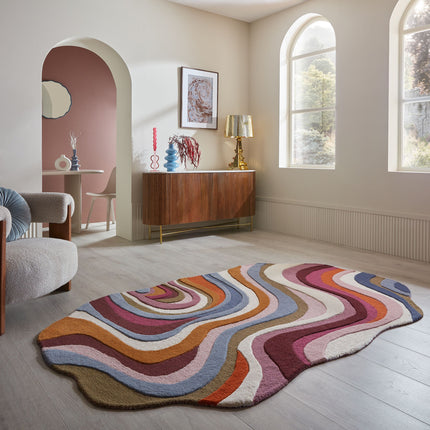 Flair Rugs wollen vloerkleed Envy Multicolor