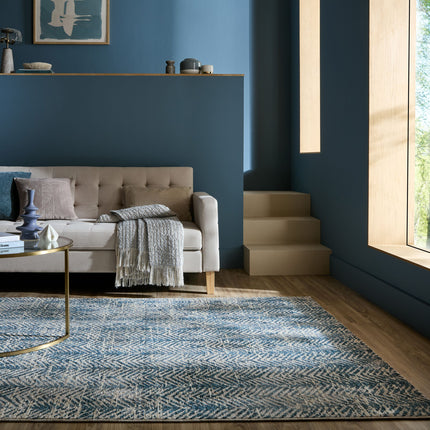 Flair Rugs vloerkleed Lua Abstract Blauw