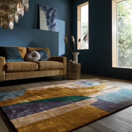 Flair Rugs viscose vloerkleed Polaris Multicolor