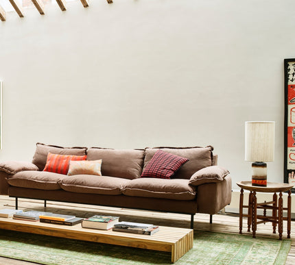 HKliving wol geknoopt vloerkleed groen 200x300cm