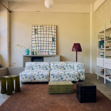 HKliving ovaal zeegras vloerkleed Soft Edge 250x350cm