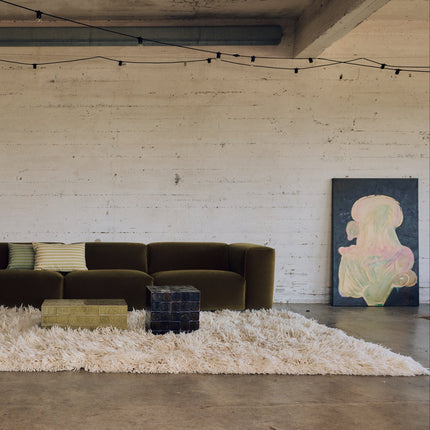 HKliving wollen vloerkleed Ivory 200x300cm