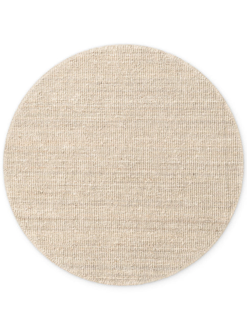 Hanse Home bouclé juten vloerkleed rond Jaipur Naturel Ivoorwit - Vloerkledenloods