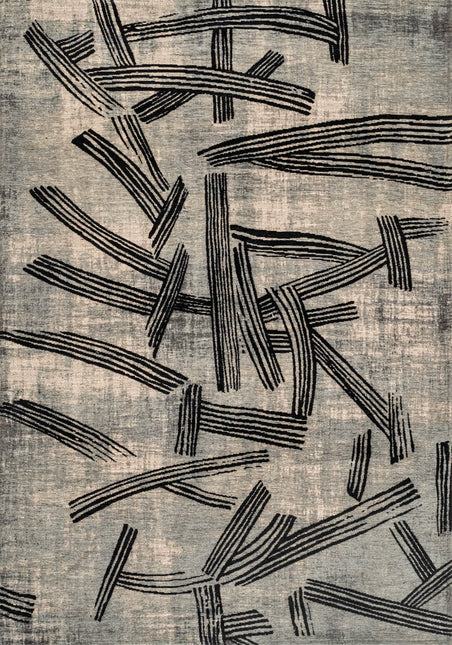 Vloerkleed Kanji Dark Street 2066 - Louis De Poortere