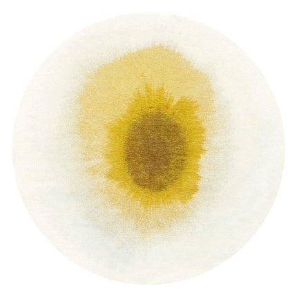 Rond vloerkleed Drop Gold Moos 2100 - Louis De Poortere