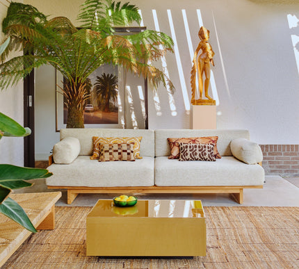 HKliving dessert jute vloerkleed 250x350cm
