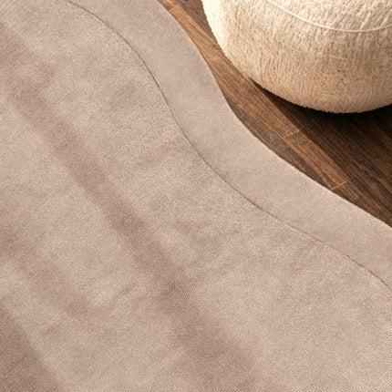 Villeroy & Boch 1812 wollen vloerkleed organische vorm Kivi Naturel Beige - Vloerkledenloods