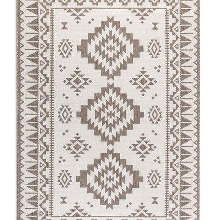 Elle Decoration Gemini omkeerbaar binnen- en buitenvloerkleed Dynamic Linnen - Vloerkledenloods