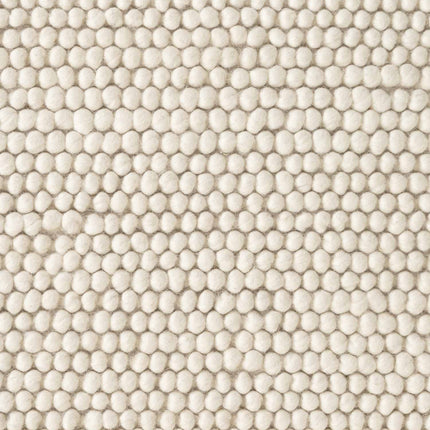 Ted Baker Richmond wollen vloerkleed rond Diana Naturel Wit - Vloerkledenloods