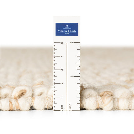 Villeroy & Boch 1770 wollen en juten vloerkleed Peas Naturel Crème Beige - Vloerkledenloods