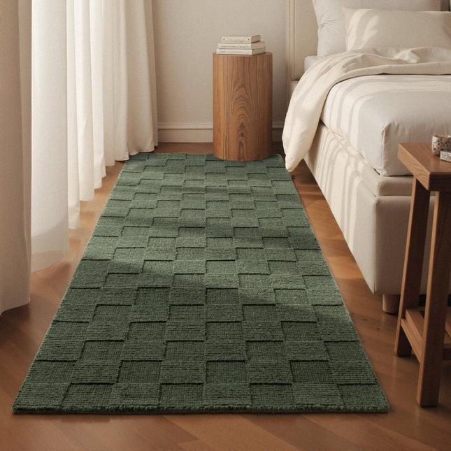 Villeroy & Boch 1766 wollen loper Scala Groen - Vloerkledenloods