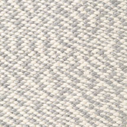 Elle Decoration Lyon wollen vloerkleed Beans Naturel Crème Grijs - Vloerkledenloods