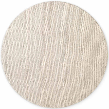 Ted Baker Richmond wollen vloerkleed rond Diana Naturel Wit - Vloerkledenloods