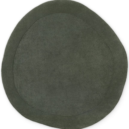 Villeroy & Boch 1812 wollen vloerkleed organisch rond Kivi Naturel Groen - Vloerkledenloods