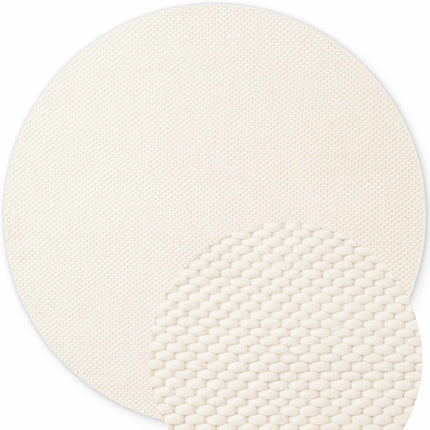 Elle Decoration Lyon wollen vloerkleed Beans Naturel Crème - Vloerkledenloods