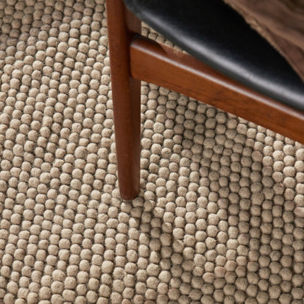 Ted Baker Richmond wollen vloerkleed rond Diana Beige - Vloerkledenloods