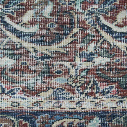 Vintage Vloerkleed Blauw Rood - Urmia