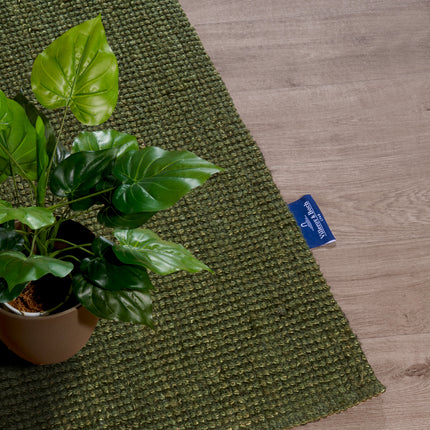 Villeroy & Boch 1791 juten loper Rosalie Junglegroen - Vloerkledenloods