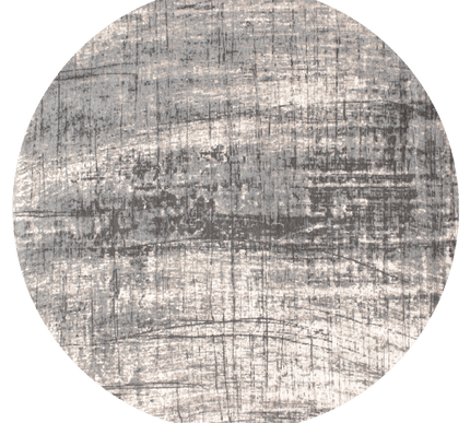 Rond in- en outdoor vloerkleed Griff Jersey Stone 8420 - Louis de Poortere