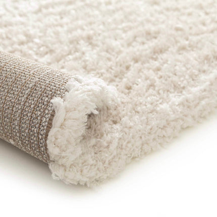 Hoogpolig vloerkleed Fender wit/creme - Vloerkledenloods