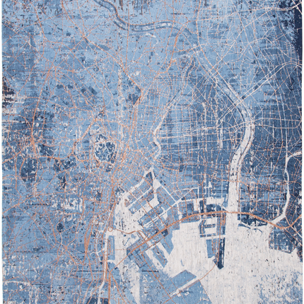 Cities Tokyo Collection Condcutive blue 9314 - Louis de Poortere