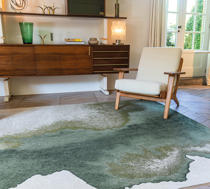 Meditation Lagoon Collection Palm green 9331 - Louis de Poortere
