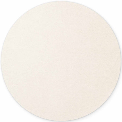 Elle Decoration Puristic fijne bouclé wollen vloerkleed Knots Naturel Wit - Vloerkledenloods