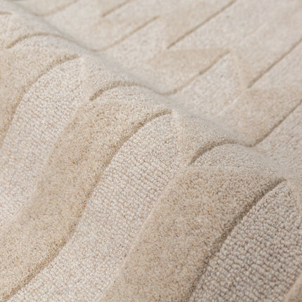 Flair Rugs wollen loper Apex Border Groen