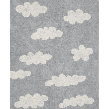 Lorena Canals wasbaar vloerkleed Clouds Grijs