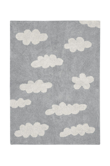 Lorena Canals wasbaar vloerkleed Clouds Grijs