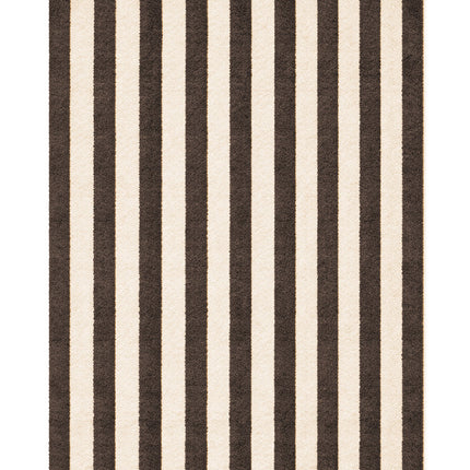 Lorena Canals Cabana Lines katoenen vloerkleed Stripes Naturel/Donkergrijs