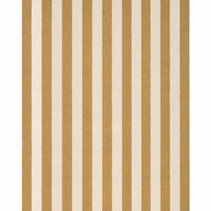 Lorena Canals Cabana Lines katoenen loper Stripes Naturel/Dark Honey