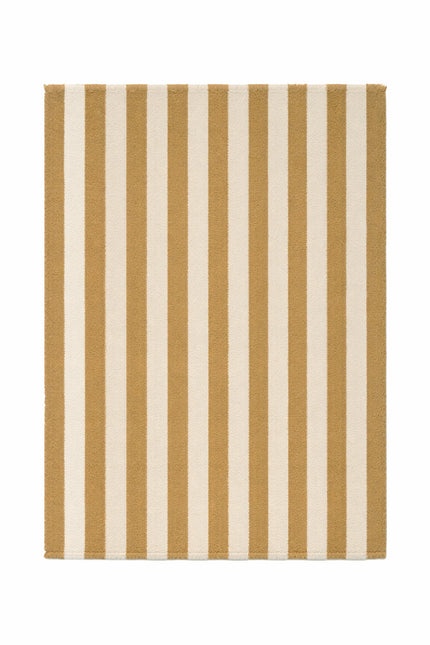 Lorena Canals Cabana Lines katoenen loper Stripes Naturel/Dark Honey