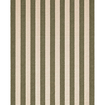 Lorena Canals Cabana Lines wollen vloerkleed Stripes Naturel/Kaki