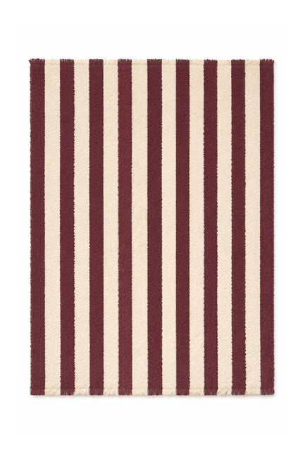 Lorena Canals Cabana Lines katoenen loper Stripes Naturel/Marsala