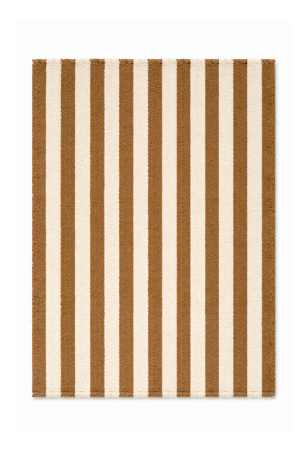 Lorena Canals Cabana Lines katoenen loper Stripes Naturel/Ochre